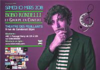 BOBO RONDELLI en concert. Le samedi 10 mars 2018 à Dijon. Cote-dor.  20H00